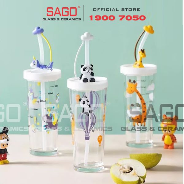  Luminarc Q3808/Q3809/Q3810 - Ly Thủy Tinh Chia Vạch Luminarc Lille Scale 425ml | Đổi Màu khi Nhiệt độ Nóng lên , An Toàn cho Bé 