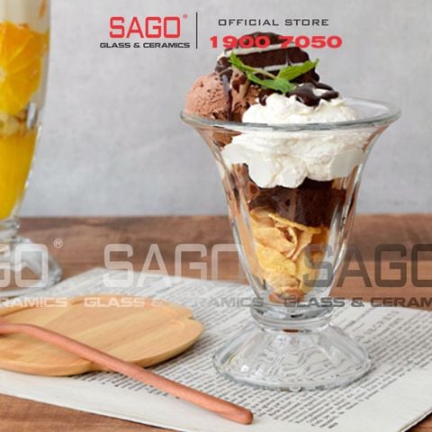  LIBBEY 5115 - Ly thủy tinh Libbey Fountainware Tulip Sundae 192ml | Nhập Khẩu USA 