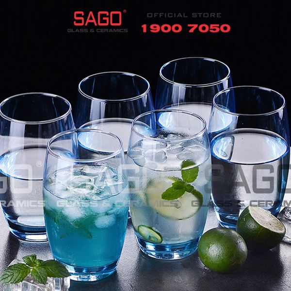  Luminarc J1585 - Ly Thủy Tinh Luminarc Salto Ice Blue 350ml | Thủy Tinh Cao Cấp 