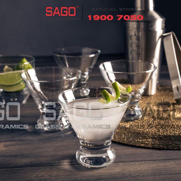  LIBBEY 400 - Ly Thủy Tinh Libbey Cosmopolitan Glasses 244ml | Thủy Tinh Cao Cấp 