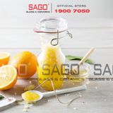  Luigi Bormioli 11963 - Chai thủy tinh Pha Lê Luigi Bormioli LOCK EAT CARAF C/TAPPO Crystal Glasses 343ml | Nhập Khẩu Italy 