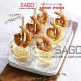  Ocean P03721 - Ly Thủy Tinh Ocean Verrine DEEP Bowl Glass 3'' | Nhập Khẩu Thái Lan 