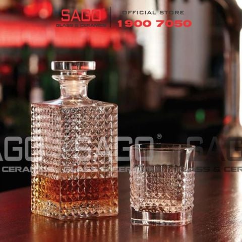 Luigi Bormioli 12344/02 - Ly thủy tinh Pha Lê Luigi Bormioli Tumbler Elixir DOF Crystal Glasses 380ml | Nhập Khẩu Italy 
