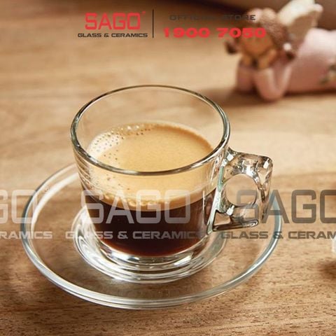  Pasabahce 97301 - Bộ Tách Cafe Pasabahce Vale Caffe 80ml | Nhập Khẩu Thổ Nhĩ Kỳ 