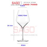  LIBBEY 9326 - Ly Thủy Tinh Libbey Prism 24 Oz Wine 710ml | Nhập Khẩu USA 