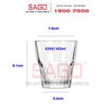  LIBBEY 15249 - Ly Thủy Tinh Cường Lực Libbey Gibraltar Rocks DuraTuff 163ml | Thủy Tinh Cao Cấp 