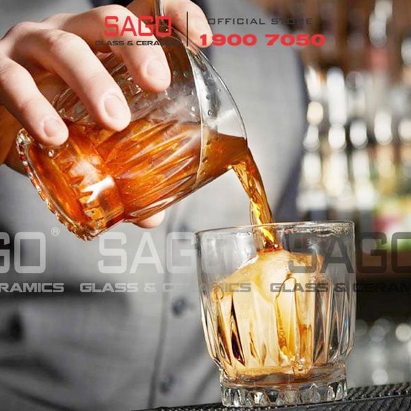  LIBBEY 15453 - Ly Thủy Tinh Libbey Winchester Dura Tuff Rock 163ml | Nhập Khẩu U.S 