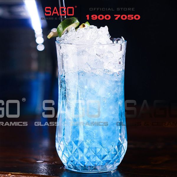  Deli KB049-1 - Ly thủy tinh Deli Whisky Carats Glass Long Drink 320ml | Thủy Tinh Cao Cấp 