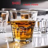  Deli Y5012 - Ly Thủy Tinh  Deli Central Rock 205ml | Thủy Tinh Cao Cấp 