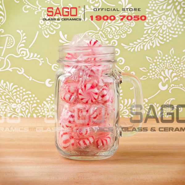  LIBBEY 97084 - Ly Thủy Tinh Libbey Drinking Jar 473ml | Thủy Tinh Cao Cấp 