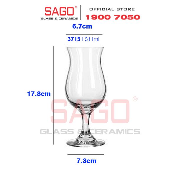  LIBBEY 3715 - Ly Libbey Embassy Royale Poco Grande 311ml | Thủy Tinh Cao Cấp 