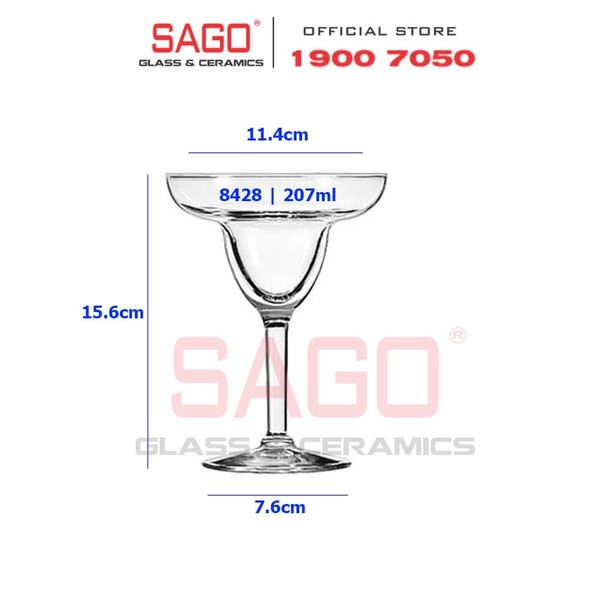  LIBBEY 8428 - Ly Thủy Tinh Libbey Coupette Margarita 207ml | Nhập Khẩu USA 