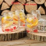  LIBBEY 92103 - Ly Thủy Tinh Kiểu Hũ Libbey Drinking Jar 473ml | Nhập Khẩu USA 