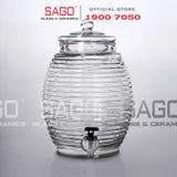  LIBBEY 92165 - Bình Thủy Tinh Libbey Beehive Beverage Dispenser 10 lít | Nhập Khẩu U.S 