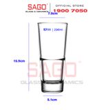  LIBBEY 15711 - Ly thủy tinh Cường Lực Libbey Endeavor Hi Ball (DuraTuff ) 296ml | Thủy Tinh Cao Cấp 