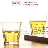  Deli Y5012 - Ly Thủy Tinh  Deli Central Rock 205ml | Thủy Tinh Cao Cấp 