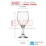  Ly Thủy Tinh Deli Apple Green Glassic Liqueur Glass 190ml | DELI GL2004 ,Thủy Tinh Cao Cấp 