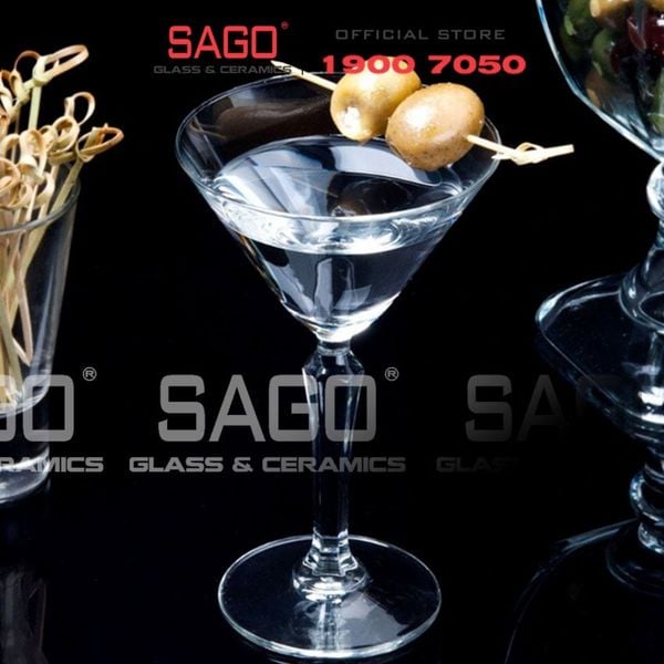  LIBBEY 601404 - Ly Thủy Tinh Libbey Spksy Martini 193ml | Nhập Khẩu E.U 