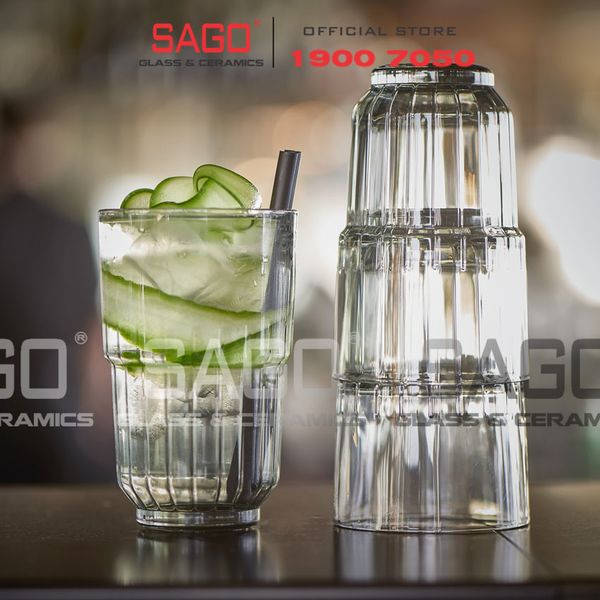  LIBBEY 821413 - Ly Thủy Tinh Libbey LINQ Beverage 355ml | Nhập Khẩu E.U 