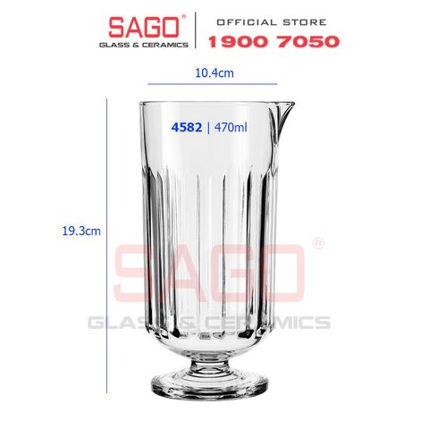  LIBBEY 824582 - Ly Thủy Tinh Libbey Flashback Mixing Glass 750ml | Nhập Khẩu E.U 