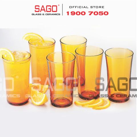  DURALEX D1012D - Ly Thủy Tinh Cường Lực Duralex Lys Amber Tumber Glass 280ml | Nhập Khẩu Pháp 