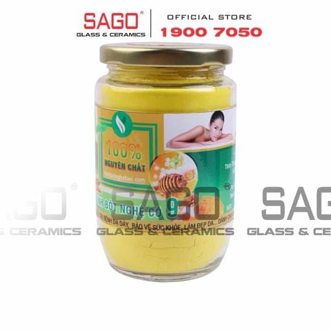  Hũ Thủy Tinh Tròn 375ml Nắp Thiết | Tùy Chọn Màu nắp 