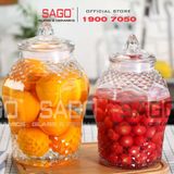  BKC 8833-6L- Bình Thủy Tinh Kim Cương 6.0 Lít | Tùy Chọn Có hoặc không vòi 