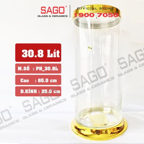  PH 30.8 - Binh Sâm Trụ Phú Hòa 30.8 Lít | Bình Sâm Cao Cấp Việt Nam 