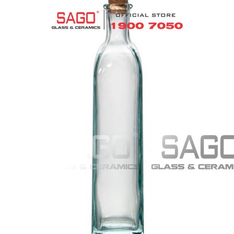  VSM V5314 - Chai Thủy Tinh Tái Chế Vidrios San Miguel BOT.FRAGOLA GDE. T/C 350ml | Nhập Khẩu Tây Ban Nha 