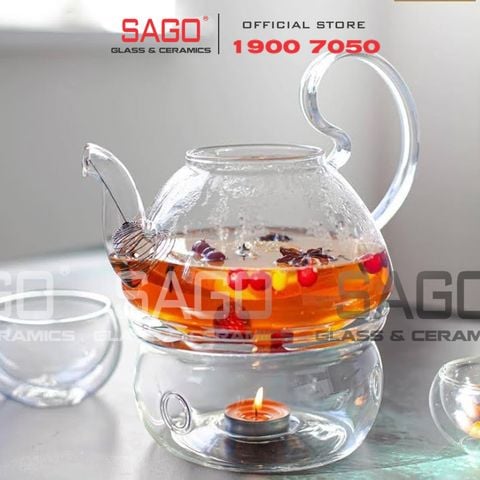  Wilmax England 888901/A - Chân Đế Làm Ấm Wilmax Thermo Warming Stand 11cm | Thủy Tinh Cao Cấp Chịu Nhiệt 