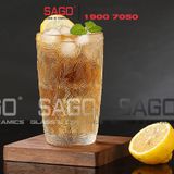  DELI DSKB164-2 - Ly Thủy Tinh Deli Summer Forest Hight Ball Glass 380ml | Thủy Tinh Cao Cấp 