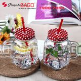  Pasabahce 80388 - Ly Thủy Tinh Pasabahce Có Quai Home Made 450ml (Tặng kèm Nắp) | Nhập Khẩu Thổ Nhĩ Kỳ 