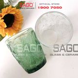  DELI DSKB164-1H - Ly Thủy Tinh Deli Summer Forest Grey Rock Glass 300ml | Thủy Tinh Cao Cấp 