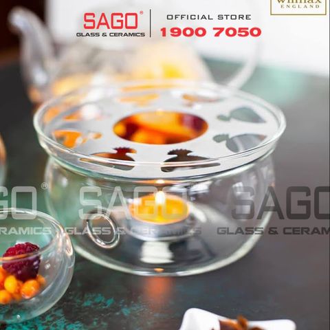  Wilmax England 888902/A - Chân Đế Làm Ấm Wilmax Thermo Warming Stand 13cm | Thủy Tinh Cao Cấp Chịu Nhiệt 