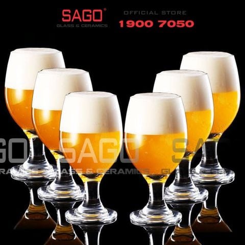 King Dealay JX3010 - Ly Thủy Tinh King Dealay Maldive Goblet 410ml | Thủy tinh Cao Cấp 