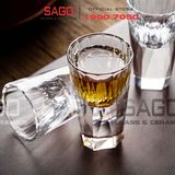  King Dealay JX5027 - Ly Thủy Tinh King Dealay Diamon shot glass 20ml | Thủy tinh Cao Cấp 