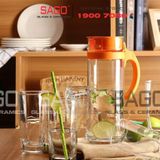  Ocean V18344 - Bình Nước Thủy Tinh Ocean Patio Pitcher 1300ml | Nhập Khẩu Thái Lan 