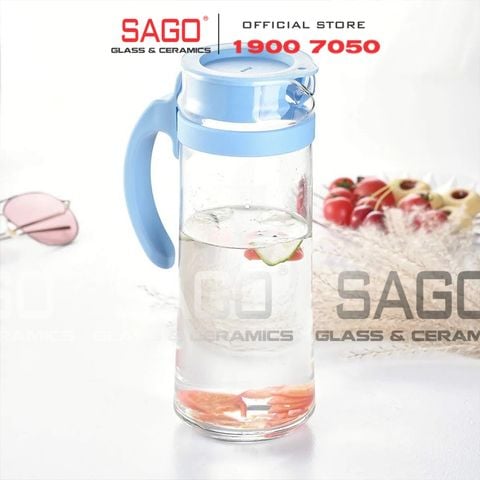  Ocean V18344 - Bình Nước Thủy Tinh Ocean Patio Pitcher 1300ml | Nhập Khẩu Thái Lan 