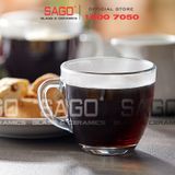  DURALEX D4006A/D4007A - Bộ Tách Thủy Tinh Cường Lực Duralex Gigone Capuccino Mug Glass 220ml | Nhập Khẩu Pháp 