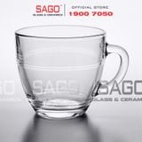  DURALEX D4006A - Tách Thủy Tinh Cường Lực Duralex Gigone Capuccino Mug Glass 220ml | Nhập Khẩu Pháp 