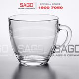  DURALEX D4006A/D4007A - Bộ Tách Thủy Tinh Cường Lực Duralex Gigone Capuccino Mug Glass 220ml | Nhập Khẩu Pháp 