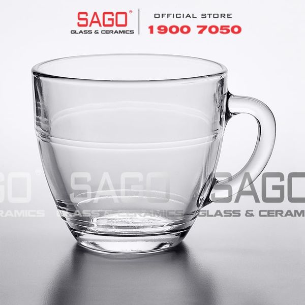  DURALEX D4006A/D4007A - Bộ Tách Thủy Tinh Cường Lực Duralex Gigone Capuccino Mug Glass 220ml | Nhập Khẩu Pháp 