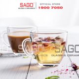  DURALEX D4006A/D4007A - Bộ Tách Thủy Tinh Cường Lực Duralex Gigone Capuccino Mug Glass 220ml | Nhập Khẩu Pháp 