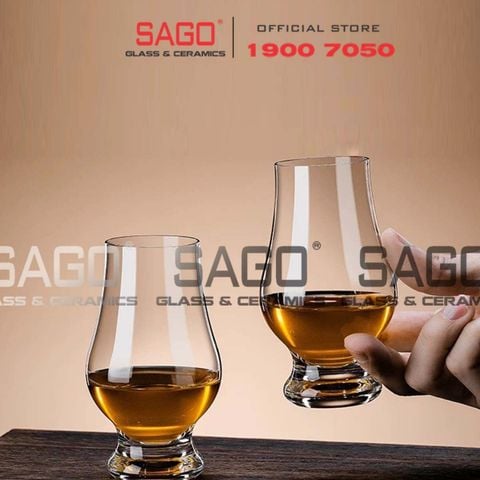  INS P1017 - Ly Thủy Tinh INS Whisky Glencairn Glass 200ml | Thủy Tinh Cao Cấp 