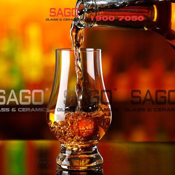  INS P1017 - Ly Thủy Tinh INS Whisky Glencairn Glass 200ml | Thủy Tinh Cao Cấp 