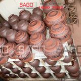  Chum Sành Ngâm Rượu Trống Đồng Đông Sơn Âu Lạc 20 Lít | Chum Sành Bát Tràng Không Tráng Men 