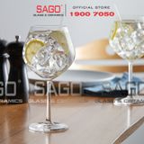  Ocean 1026D22 - Ly Thủy Tinh Ocean Sante Burgundy 635ml | Nhập Khẩu Thái Lan 