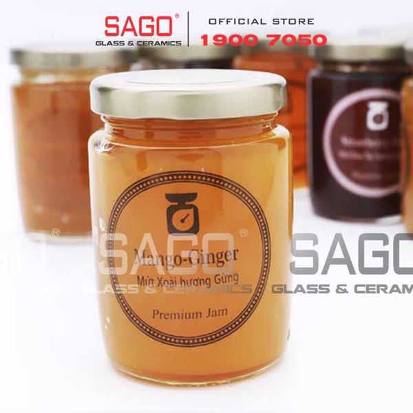  Hũ Thủy Tinh Tròn 189ml Nắp Thiết | Tùy Chọn Màu nắp 