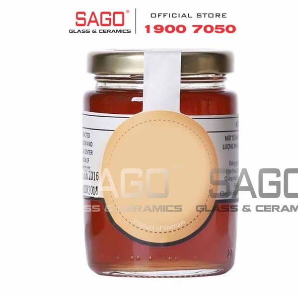  Hũ Thủy Tinh Tròn 189ml Nắp Thiết | Tùy Chọn Màu nắp 