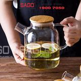  Wilmax England 888811/A - Bình Trà Thủy Tinh Wilmax Thermo Tea Pot 1600ml | Thủy Tinh Cao Cấp Chịu Nhiệt 